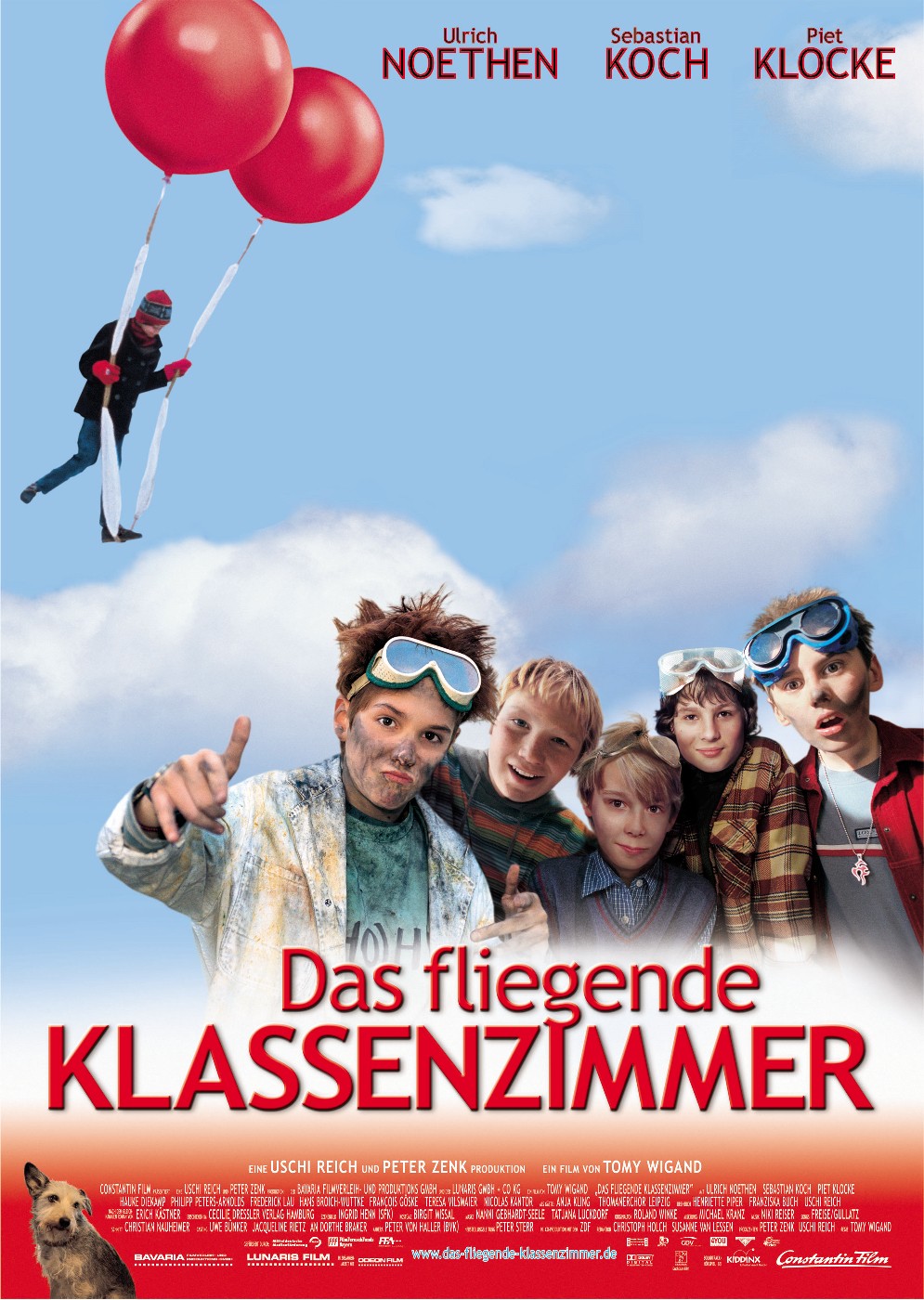 FLIEGENDE KLASSENZIMMER 2002 Plakat dt